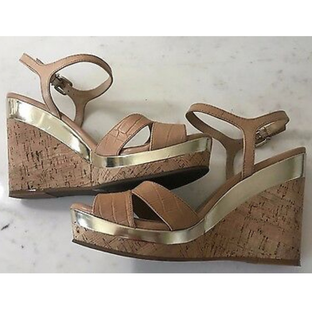Antonio Melani Beige Wedges